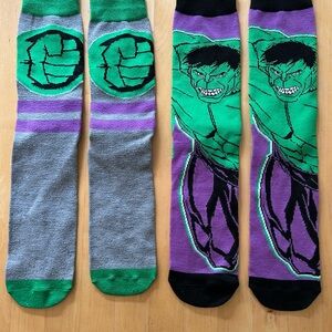 Marvel Hulk and Iron Man Men's Socks